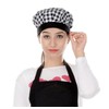 Switchon Blue and Black Waterproof Kitchen Apron with Cap- Set
