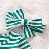 St Patricks Day Outfits Toddler Baby Girls Clover Dress Striped