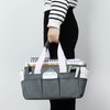 JJRING Craft Organizer Tote Bag, Art Storage Caddy with Multiple