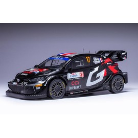 Diecast Model Car Compatible for iXO Models 1:18 Toyota GR Yaris Rally1 Hybrid #17 S.Ogier – V.Landals Winner Rally Croatia 2024 18RMC20222