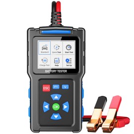 Car Battery Load Tester 12V/24V 2024, TOPDIAG BT300 20-2000 CCA Automotive Battery Analyzer for Cranking, Charging, and Alternator Testing on Cars