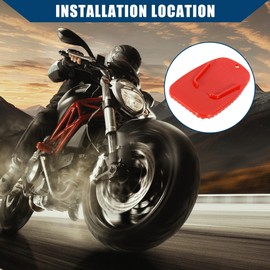 Hihaha Motorbike Kickstand Pad Support Pad Side Stand Extension Pad /1pc
