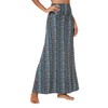 Women's Summer High Waist Boho Yoga Maxi Skirt Elastic Pull