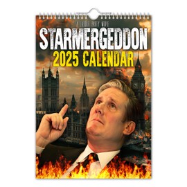 The Calendar King // STARMERGEDDON - 2025 Wall Calendar - A4 Size