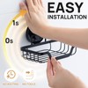 LEVERLOC Soap Dish, Soap Bar Holder for Shower Suction Cup