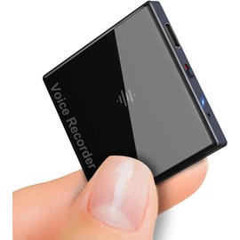 128G Voice Activated Recorder,3072Kbps Voice Recorder with AI-Intelligent Triple Noise Reduction, Audio Recorder with 4000Hours Store，Recording Device for Lectures, Meetings, Intervie