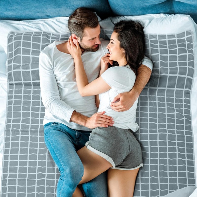 BOUTICOL Water Proof Blanket for Bed Couples Blanket 60"x80" White,