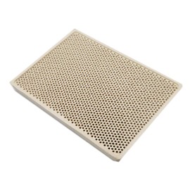 Meter Star Cordierite Ceramic Burner High Temperature Plate Gas Grill Spare Parts Stove heater Comb 132x92x14mm