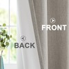 Linen Blackout Curtains Extra Long Living Room Curtains 108 Inches