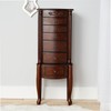 Hives and Honey Amber Jewelry Armoire, Walnut