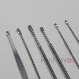 6-Piece Stainless Steel Ear Pick Set - Ear Cleaning & Earwax Removal Kit Earwax Remover 5ea