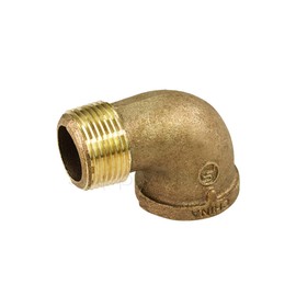 Supply Giant CSTO0112 1-1/2''-Inch Street Elbow 90 Degrees Lead Free, Male & Female National Pipe Taper Threaded Fittings Brass Construction Higher Corrosion Resistance Economical & Easy to Install, 6