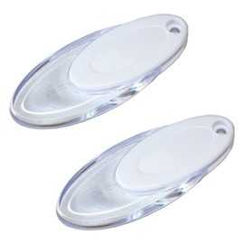 2pcs Plastic Roller Blind Handle Vertical Beaded Chain Clear Blinds Accessories Cord Weight for Vertical,Shutter Parts,Windows Shutter