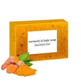OCEAURA 4PCS Lemon Turmeric KojicAcid Soap BarTurmeric Soap BarKojic AcidSoap for Face Facial SkincareRadiant Comfort - Quantity: 1
