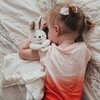 Yikes Twins Bunny Lovey Blanket for Baby | Large 20"