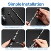 2 Pcs 9.5mm Pocket Hole Drill Bits, High Speed Steel