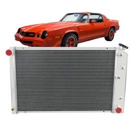 ReadyCool 3 Row Radiator for 1970-1987 Chevy GMC C10 C20 Camaro Nova Monte Carlo Blazer & 1978-1987 Oldsmobile Cutlass, Full Aluminum Radiators 26" Wide Core