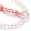 創価学会 PC Prayer Beads Clear Pink 小田巻 梵天 Women's