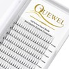 QUEWEL Premade Fans Eyelash Extensions 3D 0.10mm D 11mm Short