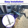 Dump Truck Tailgate Latch for TGL34SBR Trailer Tailgate Lock Assembly