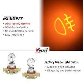 Winjet OEM Series for [2011 2012 2013 Toyota Highlander] Driving Fog Lights + Switch + Wiring Kit