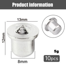 10pcs 8mm Dowel Centre Point Drill Center for Accurate Drilling Proper Dowel or Tenon Placement (Y72-10)