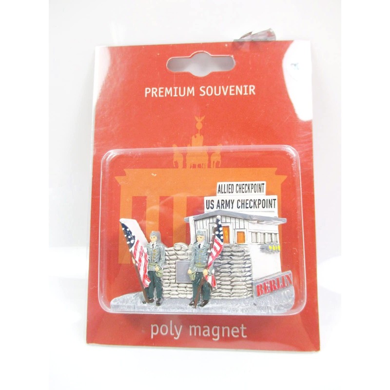 Berlin Checkpoint Charlie Premium Magnet Poly Souvenir Germany (51)