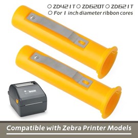 P1080383-231 Ribbon Supply Shaft Compatible with Zebra ZD421T ZD620T ZD621T Printer, 1 in Diameter Ribbon Core Adaptor Thermal Transfer Desktop Printe