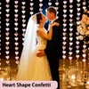6000 Pieces Heart Shaped Biodegradable Confetti Wedding Confetti Biodegradable for