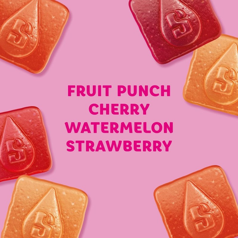 STARBURST GOODIES FaveREDS Plant-Based Fruit Gummy Candy, 1.8 Oz Bag,