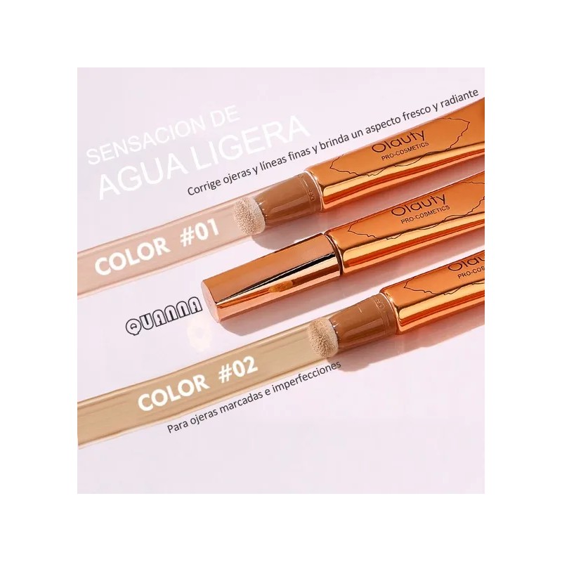 Corrector Base Contorno De Maquillaje Anti-ojeras Acné Poros