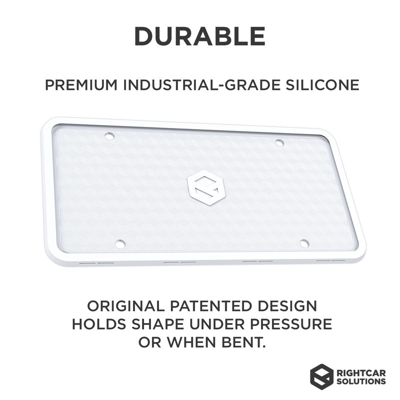 Rightcar Solutions Silicone License Plate Frame | The Original Premium