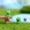 50Pcs Mini Resin Frogs Miniature Tiny Frogs Figurines Garden Decor