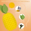 FurtasticFinds Pineapple Dog Toy, Indestructible Chew Toy with Squeaker, Durable