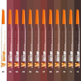 NYX Professional Makeup Duck Plump Liner, Delineador de Labios Voluminizador, 10 Horas de Duración, Infusionado con Jengibre, Tono Nude Flip          