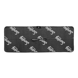 Toalla de golf Sunday Golf de alta microfibra, 35,5 x 101,6 cm, tela premium, patrón de gofres con ranura central