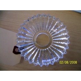 Unbranded Replacement Crystal Chandelier Bobeche (3.5") Diameter 23mm Center Hole -9077/2