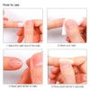 240 Pcs 12 Different Size Natural French Short False Nails