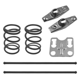 1.3 Ratio Stamped Steel Rocker Arms Kit with Pushrod and 22 Lb Spring for Honda GX160 GX200 for Predator 212 non-hemi 196cc 208cc for Clones 196cc 208cc for coleman for lifan Go Kart Parts