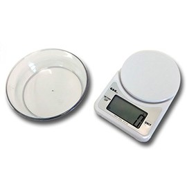 KF Kitchen Scales 5 kg / 1 g – Letter Scales Table Scales Digital G&G