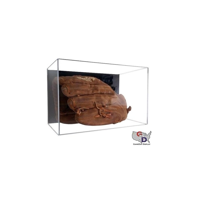 Generic Baseball Glove Display Case Acrylic Wall Mounting UV Protecting,