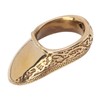 Archery Thumb Rings Good Protection Engraving Pattern Brass Finger Protector
