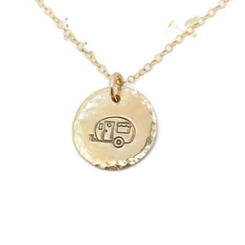 RV Necklace, Retirement Gift, RV LIfe, Outdoors, Loves to Travel Gift, Travel Trailer