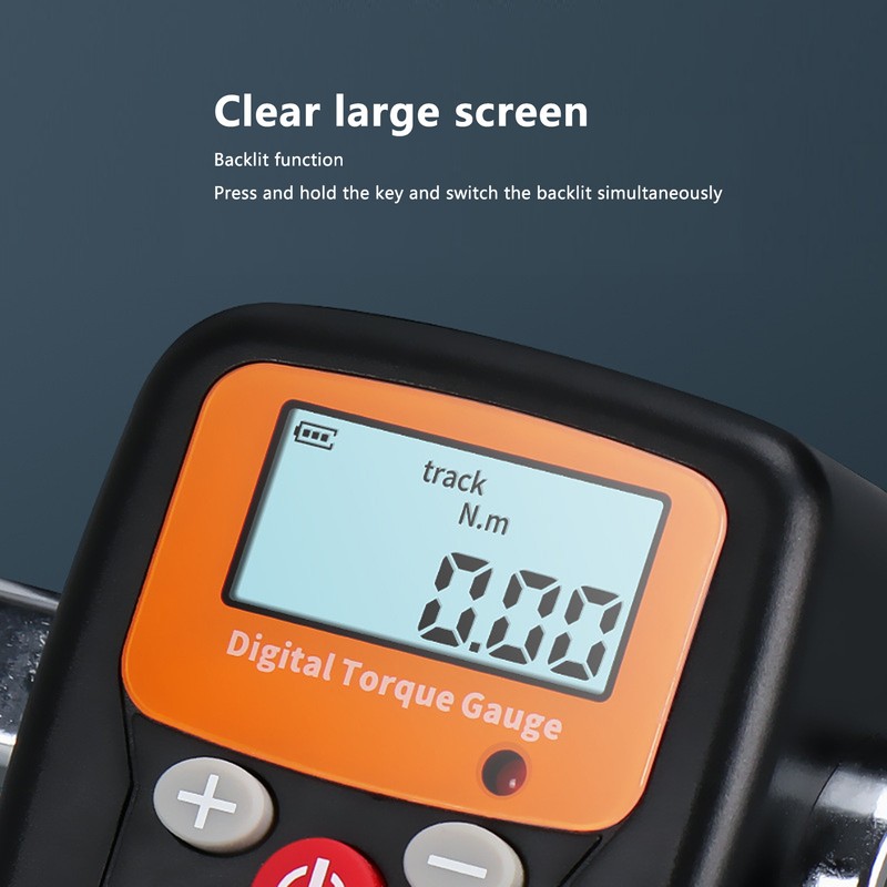 Digital Display Torsion Meter High Accuracy 1/2 Connector 6 to