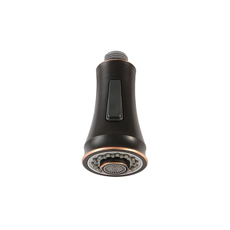 Kingston Brass Gourmetier KDH8816 Pull-Down Kitchen Faucet Sprayer, Naples Bronze