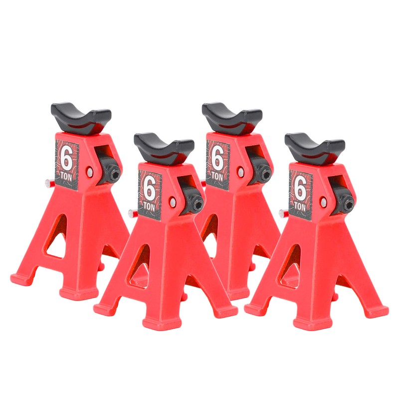 4PCS Mini Jack Stand Adjustable Aluminum Alloy Scale Jack Stand
