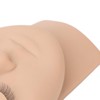 Lash Extension Mannequin Head, Simulated Reusable Practice Safe 3D Rubber