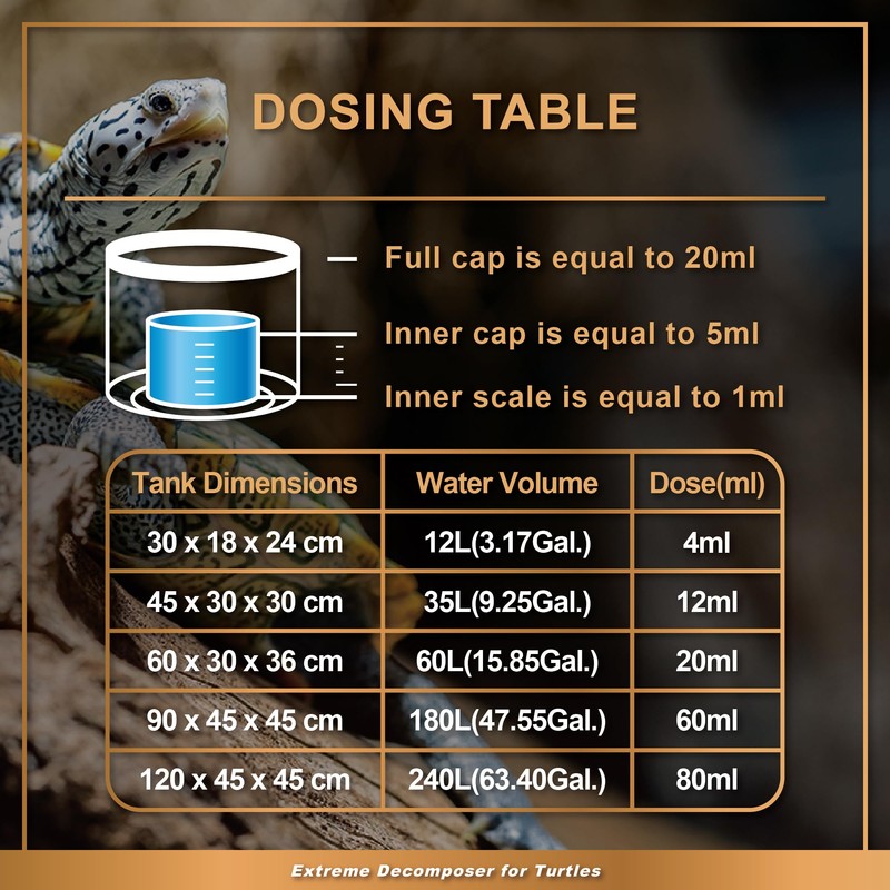 AZOOPLUS BIO XD Extreme Decomposer Nitrifying Bacteria for Turtle Tank