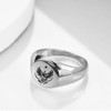 Rise From Ashes Phoenix Signet Ring for Women, Stainless Steel