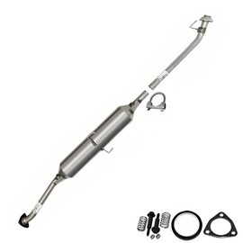 Northeastern Exhaust - Stainless Steel Resonator Pipe Compatible With: 2005-2006 Honda CRV 2.4L Japan Models - Includes Gaskets, Clamp, and Spring Bolt kit